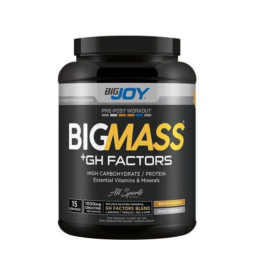 Bigjoy Sports BIGMASS Gainer GH FACTORS Bisküvi 1500g
