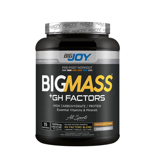 Bigjoy BIGMASS Gainer GH FACTORS 1500g Çikolata