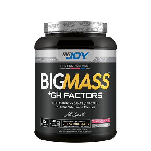 Bigjoy Sports BIGMASS Gainer GH FACTORS Çilek 1500g