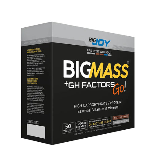 Bigjoy Sports BIGMASSGO GH FACTORS Çikolata 50 Servis