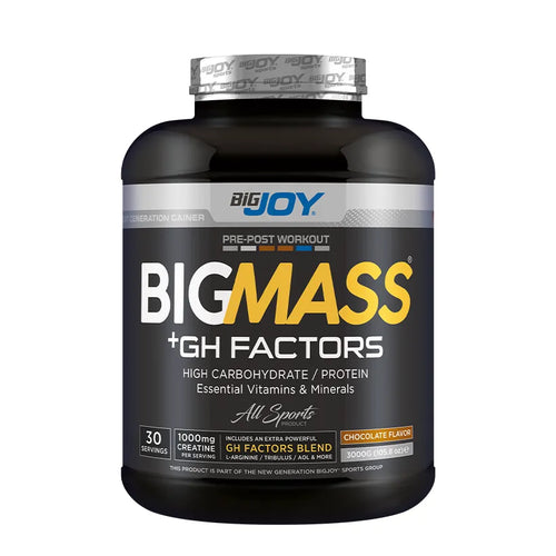 Bigjoy Sports BIGMASS Gainer GH FACTORS Çikolata 3000g
