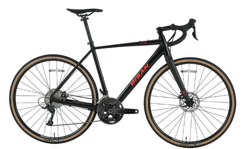 Bisan All Trail GRX 600 Gravel Bisiklet-2025 - Siyah-Kırmızı