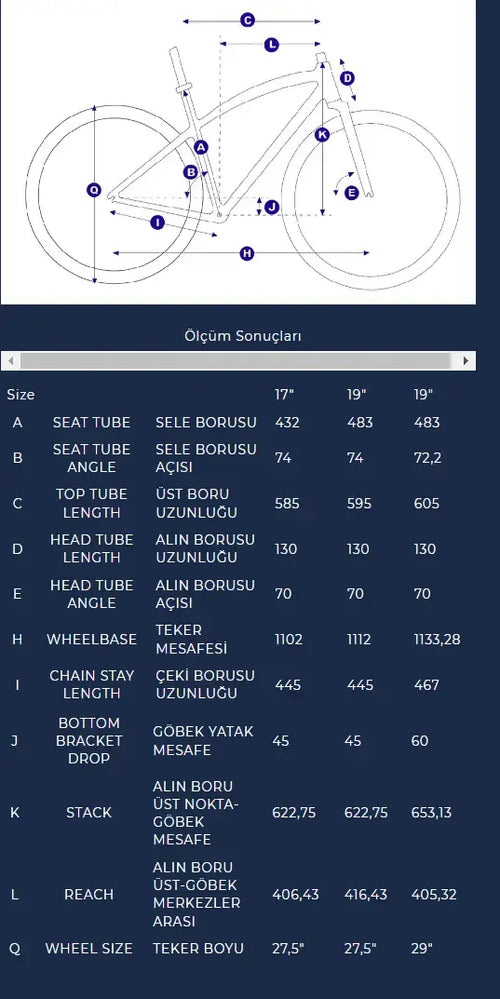 Bisan Mtx 7400-23 27.5 Jant Dağ Bisikleti-2025 - Mat Siyah-Parlak Siyah
