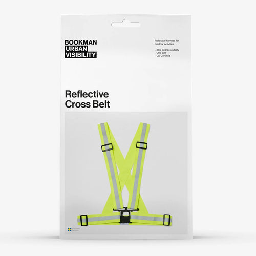 BOOKMAN Reflective Cross Belt Fluorescent Yellow