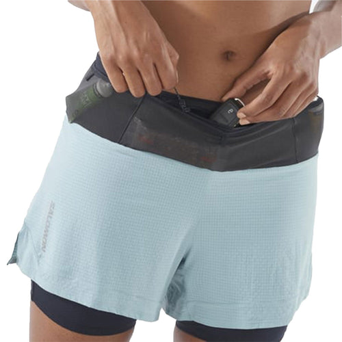 Salomon Sense Aero 2IN1 Qısa Qadın Qaçış Şortları