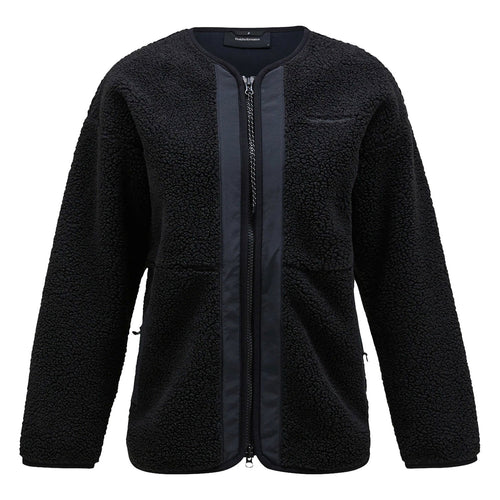 Peak Performance Heavy Pile Oversized Kadın Siyah Fleece