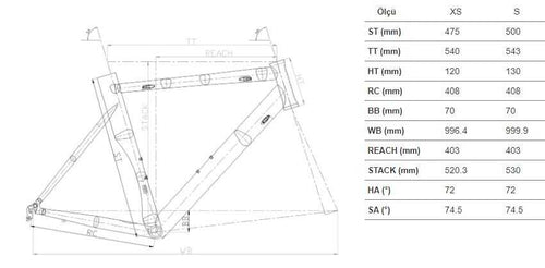 Carraro CR-RACE 022 Aero Yol Bisikleti - Mat Turuncu-Antrasit-Siyah