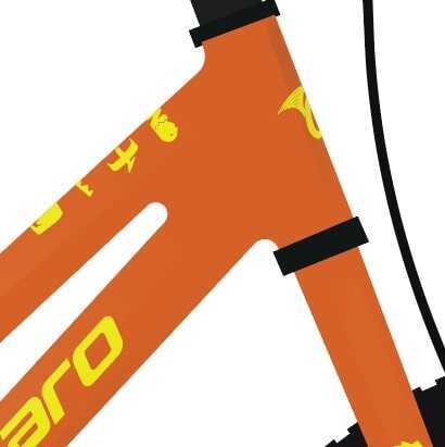 Carraro Dino 16 Jant Çocuk Bisikleti - Turuncu-Sarı