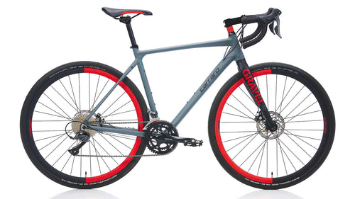 Carraro Gravel G0 Claris Yol Bisiklet-2026 - Mat Antrasit-Siyah-Kırmızı