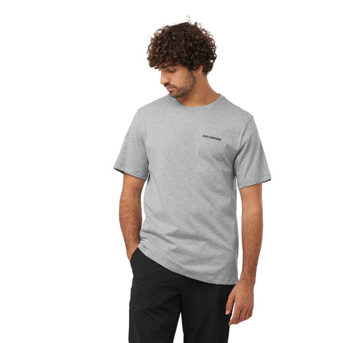 Salomon Graphic Perf Erkek Beyaz Koşu Tişört