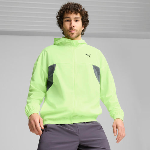 Puma Fit Woven Fz Erkek Yeşil Koşu Ceketi