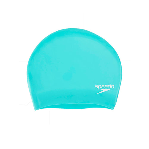 Speedo Long Hair Cap Au Green Unisex Yeşil Yüzücü Bonesi