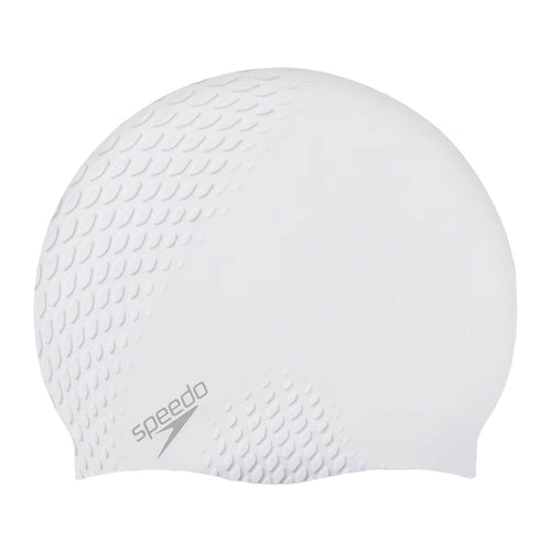 Speedo Bubble Active Yüzücü Bonesi - Beyaz