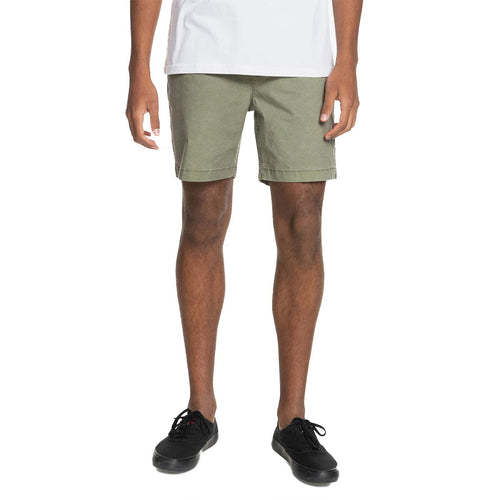 Quiksilver Erkek Şort Walkshort Taxer Yeşil Günlük Giyim