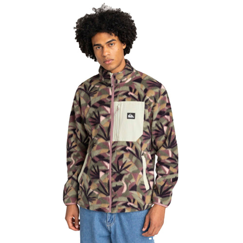 Quiksilver Clean Coast FZ Kişilər üçün Mavi Flis Gödəkçə