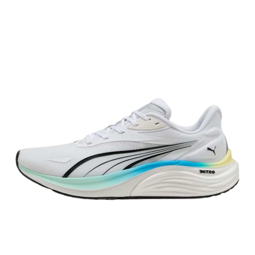 Puma Electrify Nitro 4 Erkek Beyaz Yol Koşusu Ayakkabısı