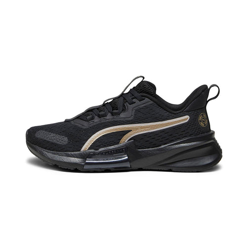 Puma Pwrframe Tr 2 Logo Love Wn S Kadın Koşu Ayakkabı - Puma Black/Metallic Gold