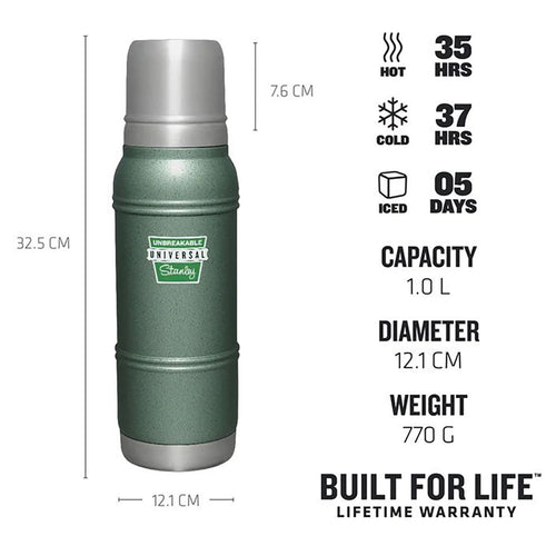 Stanley 1.1LT Milestones Vac 1940 Yaşıl Termos 