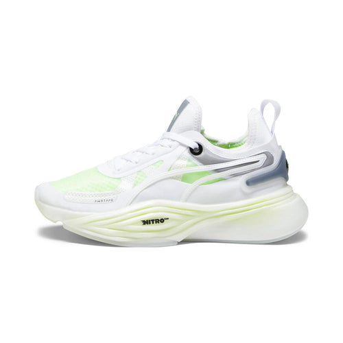 Puma PWR Nitro Squared Erkek Koşu Ayakkabısı - Puma White/Speed Green