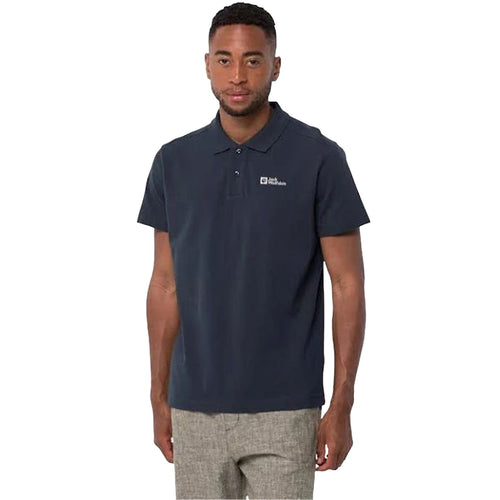 Jack Wolfskin Essential Polo Erkek Günlük Polo Yaka T-shirt