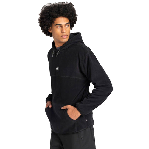 Quiksilver Sea Cliffs Hood Kişi Qara Fleece