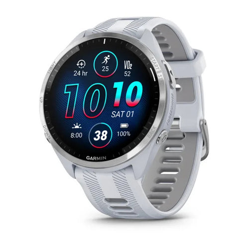 Garmin Forerunner 965 - Titanyum Beyaz | Gri