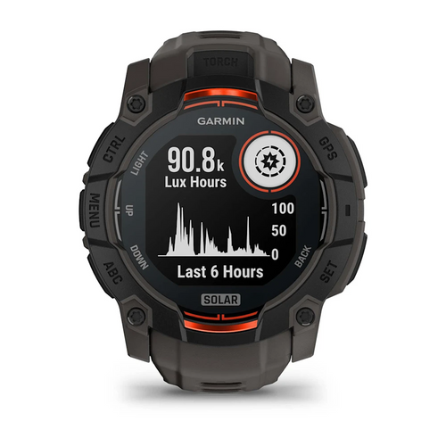 Garmin Instinct 3 – 50 mm, Solar – Kömür Siyahı