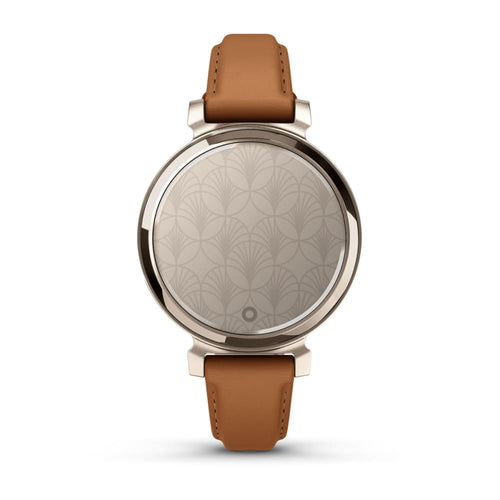 Lily 2 - Krem Altın, Taba Deri Kayışlı