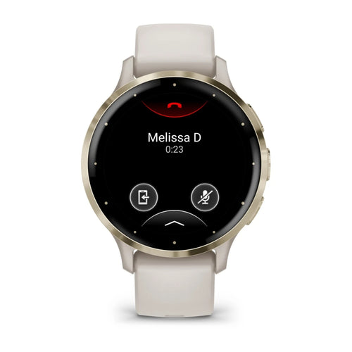 Garmin Venu 3S Akıllı Saat - Soft Gold / Fildişi Kayışlı