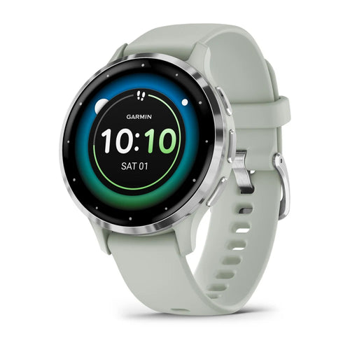 Garmin Venu 3S - Gümüş | Sage Gri Kayışlı
