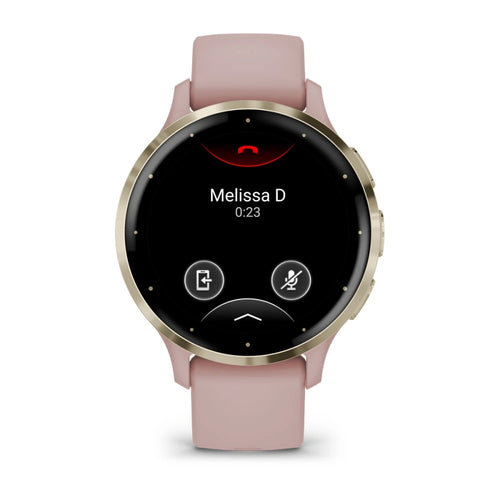 Garmin Venu 3S Akıllı Saat - Soft Gold / Pembe Kayışlı