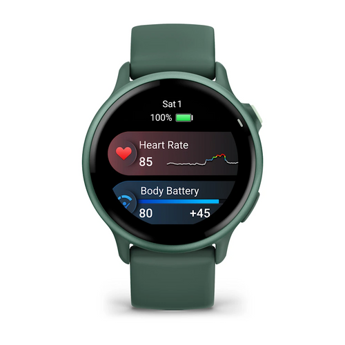 Garmin vivoactive 6 Akıllı Saat - Metalik Jasper Yeşili
