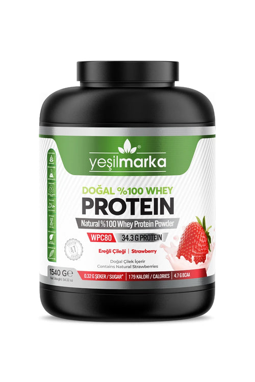 Whey Protein Tozu - Ereğli Çileği 1540 gr