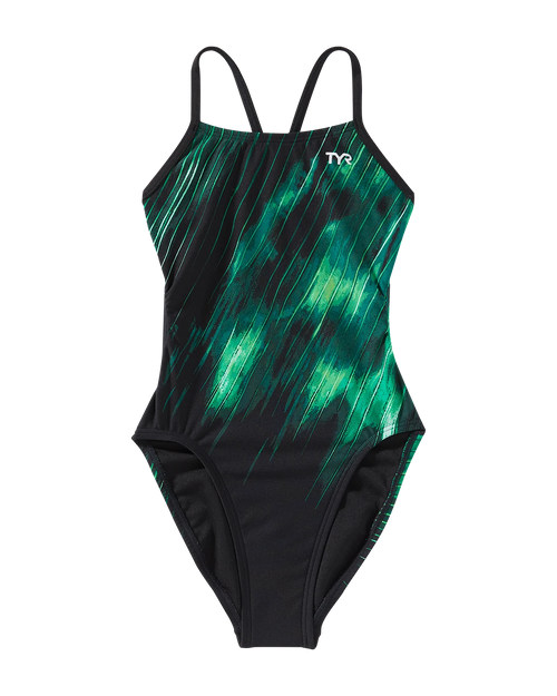 Durafast Elite® Girl's Cutoutfit Swimsuit - Cycloid - 310