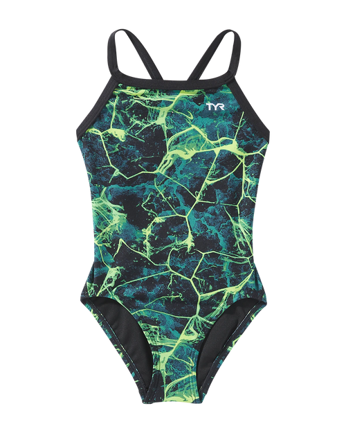 Durafast Elite® Diamondfit Kız Çocuk Mayo - Synapse - Synapse 310