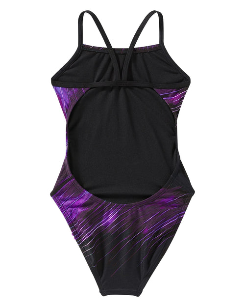 Durafast Elite® Girl's Cutoutfit Swimsuit - Cycloid - 510