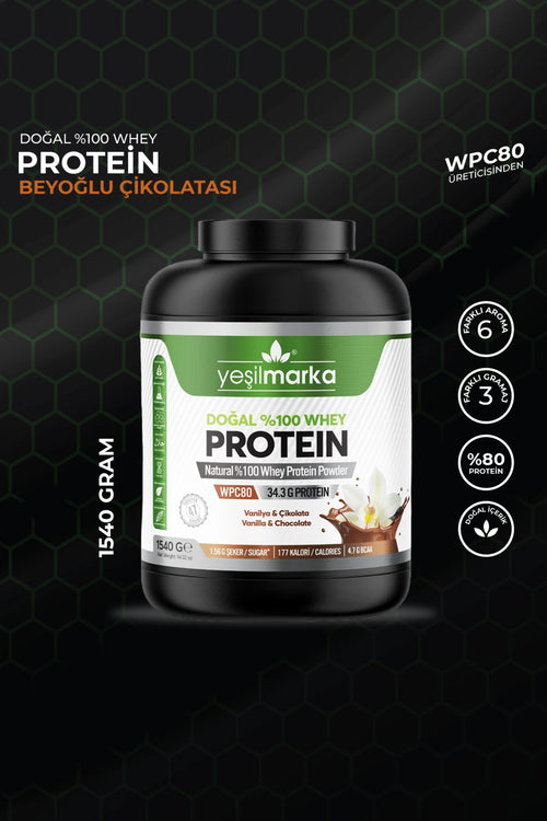 Whey Protein Tozu - Çikolata/Vanilya 1540 gr