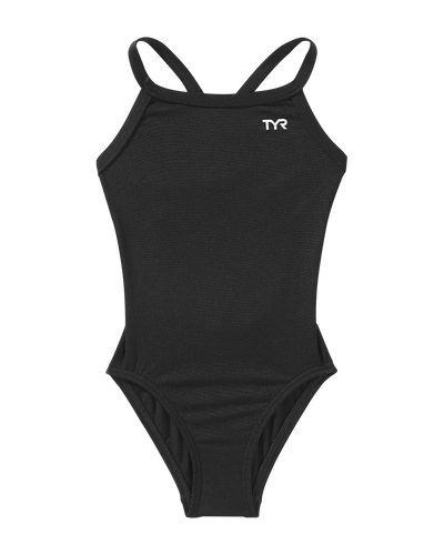 Durafast Elite® Diamondfit Kız Çocuk Mayo - Solid - 001