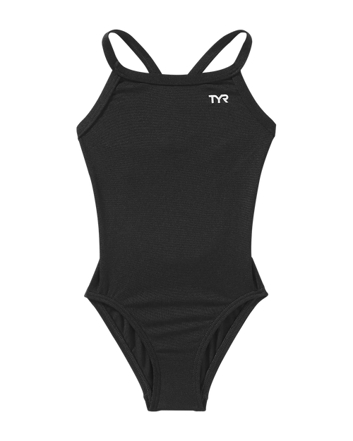 Durafast Elite® Diamondfit Kız Çocuk Mayo - Solid - 001