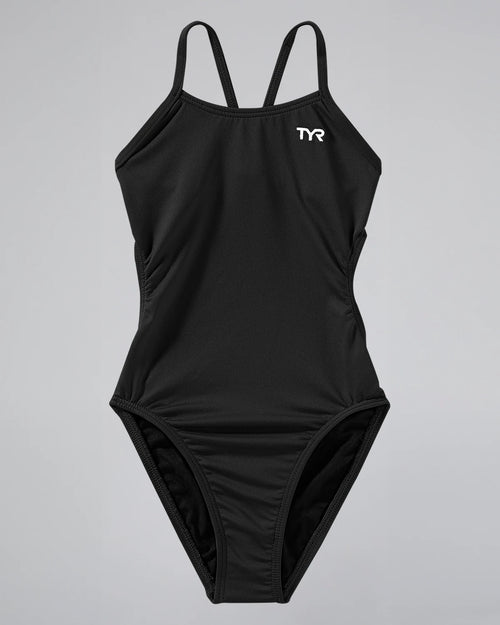 Durafast Elite® Cutoutfit Kız Çocuk Mayo - Solid