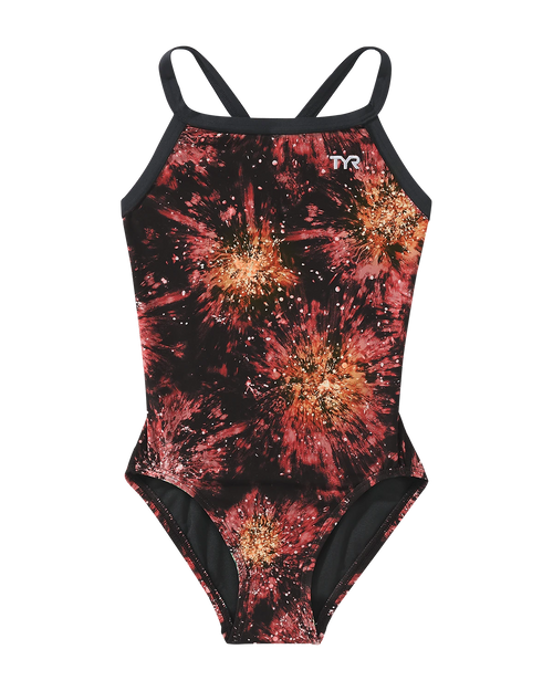 Durafast Lite® Diamondfit Kız Çocuk Mayo - Radiant Flare - Radiant 610