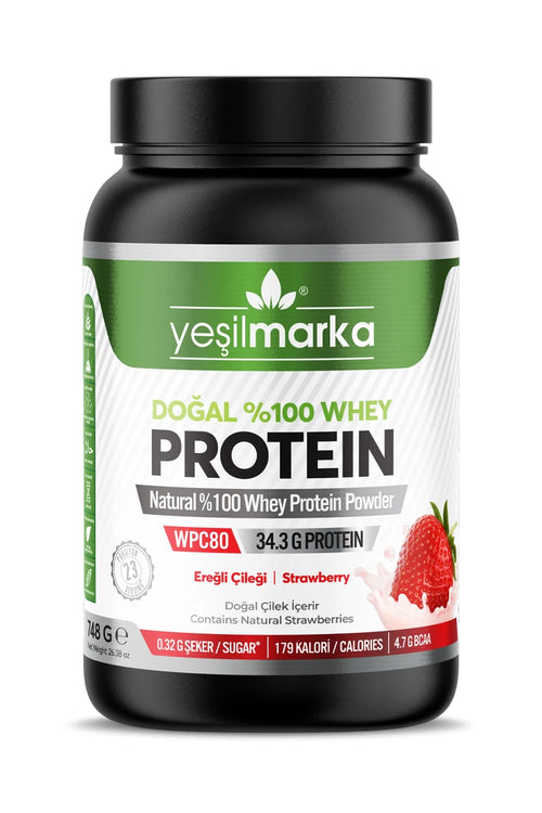 Whey Protein Tozu - Ereğli Çileği 748 gr