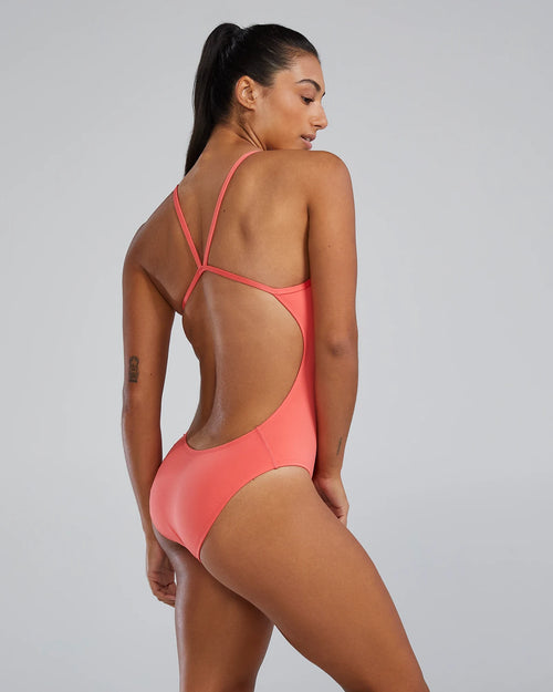 Durafast Elite® Cutoutfit Kadın Yüzücü Mayo - Solid