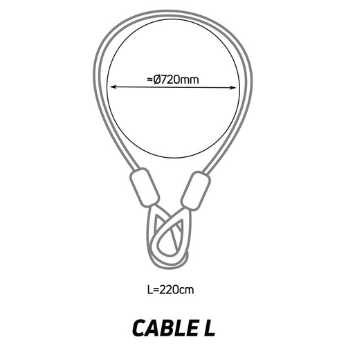 Zefal K-TRAZ Steel Cable 10X220MM