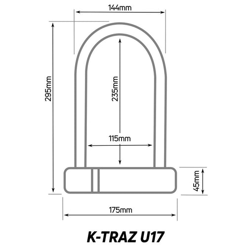 Zefal K-TRAZ U17 Anahtarlı Kilit