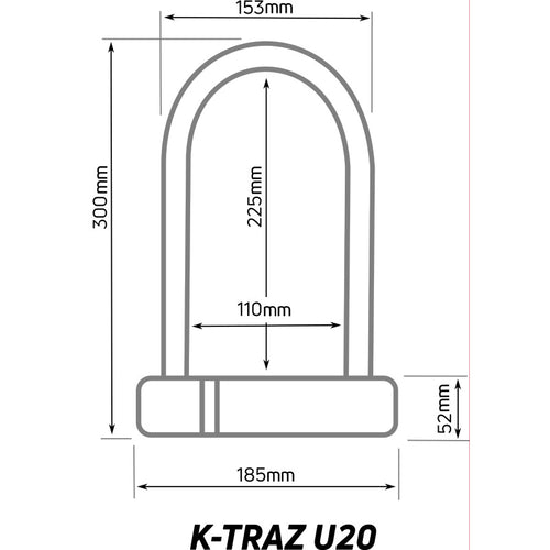 Zefal K-TRAZ U20 Açarlı Kilid