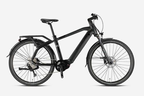 Kron Agartha 28" Elektrikli Şehir Bisikleti – Mat Siyah (Siyah/Kırmızı)