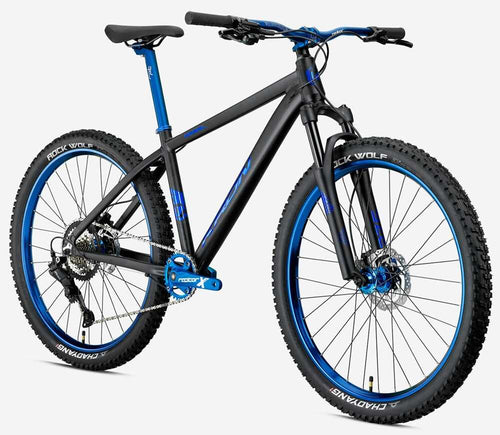 Kron Rebel 27.5 Jant H.Disk Fren Dağ Bisikleti-2026 - Mat Siyah-Mavi