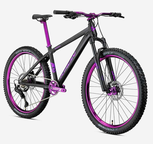 Kron Rebel 27.5 Jant H.Disk Fren Dağ Bisikleti-2026 - Mat Siyah-Mor