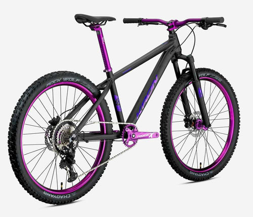 Kron Rebel 27.5 Jant H.Disk Fren Dağ Bisikleti-2026 - Mat Siyah-Mor